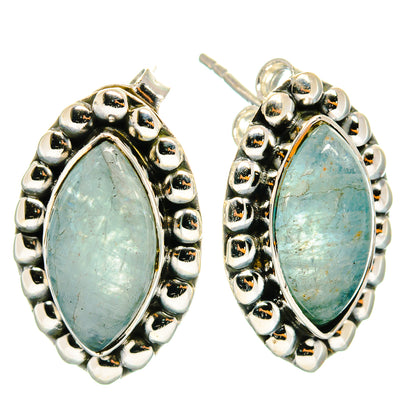 Aquamarine Earrings handcrafted by Ana Silver Co - EARR425664 - Photo 2