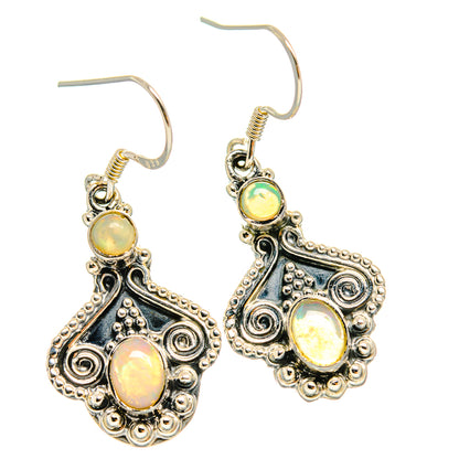 Ethiopian Opal Earrings handcrafted by Ana Silver Co - EARR425667 - Photo 2