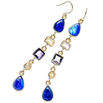 Kyanite Earrings handcrafted by Ana Silver Co - EARR425685 - Photo 2