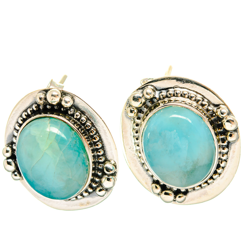 Larimar Earrings handcrafted by Ana Silver Co - EARR425705 - Photo 2
