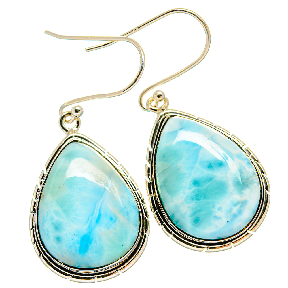 Larimar Earrings handcrafted by Ana Silver Co - EARR425714 - Photo 2