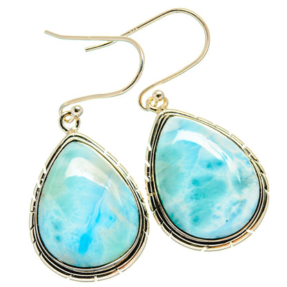 Larimar Earrings handcrafted by Ana Silver Co - EARR425714 - Photo 2