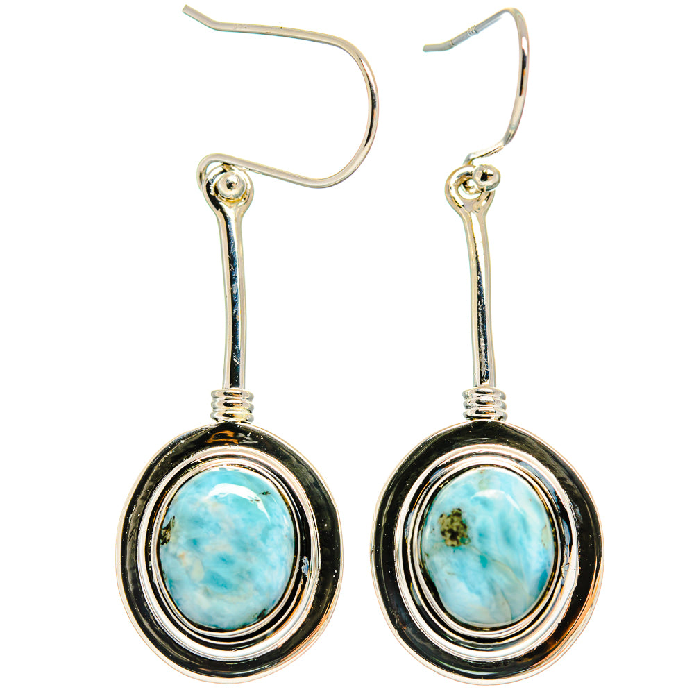 Larimar Earrings handcrafted by Ana Silver Co - EARR425722 - Photo 2