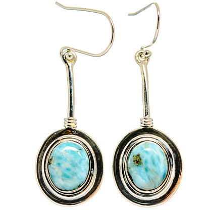 Larimar Earrings handcrafted by Ana Silver Co - EARR425722 - Photo 2