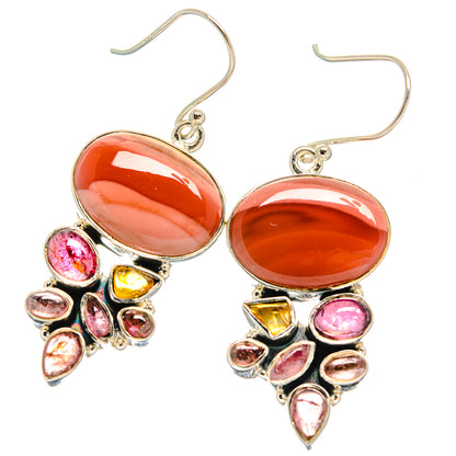 Mookaite Earrings handcrafted by Ana Silver Co - EARR425726 - Photo 2