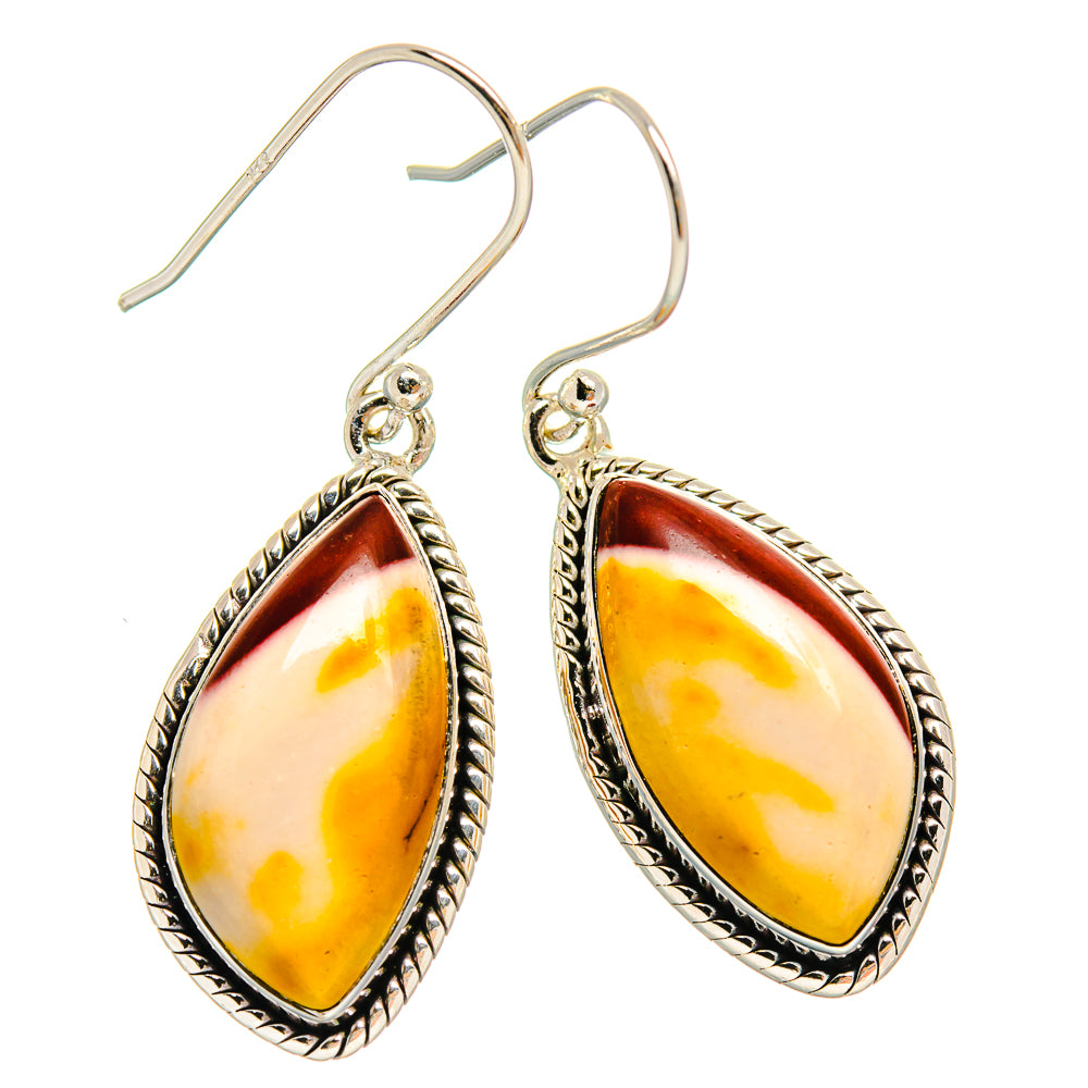 Mookaite Earrings handcrafted by Ana Silver Co - EARR425743 - Photo 2
