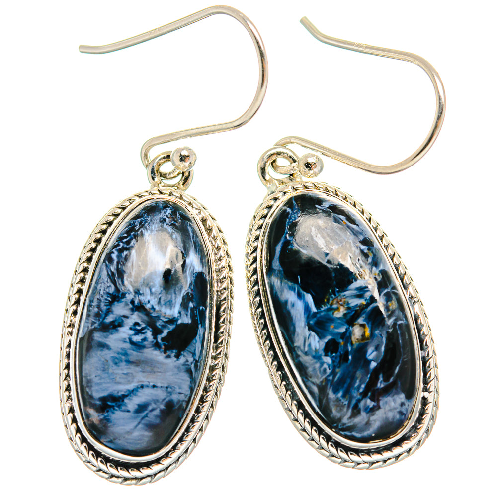 Pietersite Earrings handcrafted by Ana Silver Co - EARR425744 - Photo 2