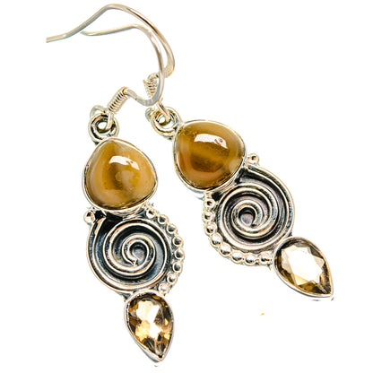 Imperial Jasper Earrings handcrafted by Ana Silver Co - EARR425749 - Photo 2