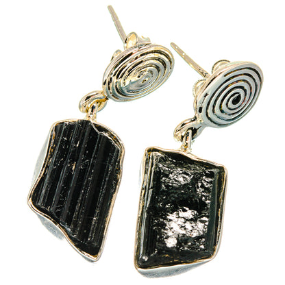 Tektite Earrings handcrafted by Ana Silver Co - EARR425773 - Photo 2