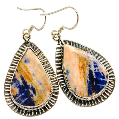 Sodalite Earrings handcrafted by Ana Silver Co - EARR425779 - Photo 2