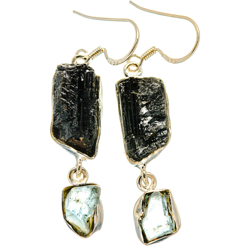 Tektite Earrings handcrafted by Ana Silver Co - EARR425782 - Photo 2