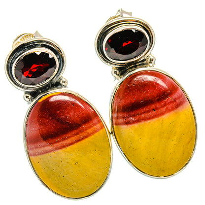 Mookaite Earrings handcrafted by Ana Silver Co - EARR425797 - Photo 2