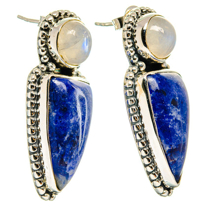 Sodalite Earrings handcrafted by Ana Silver Co - EARR425809 - Photo 2