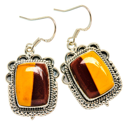 Mookaite Earrings handcrafted by Ana Silver Co - EARR425814 - Photo 2