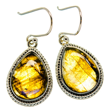 Labradorite Earrings handcrafted by Ana Silver Co - EARR425815 - Photo 2