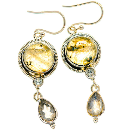Labradorite Earrings handcrafted by Ana Silver Co - EARR425847 - Photo 2