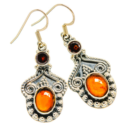 Carnelian Earrings handcrafted by Ana Silver Co - EARR425850 - Photo 2