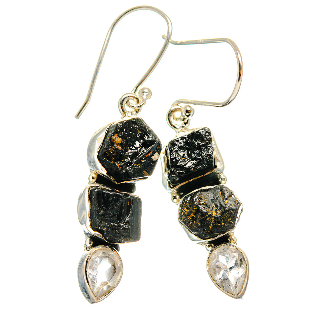 Tektite Earrings handcrafted by Ana Silver Co - EARR425851 - Photo 2