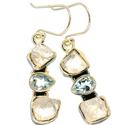 Rainbow Moonstone Earrings handcrafted by Ana Silver Co - EARR425874 - Photo 2