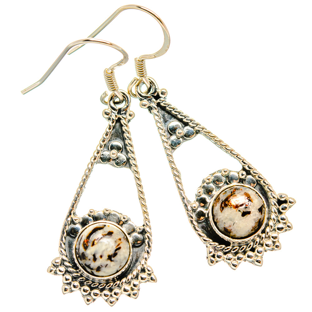 Astrophyllite Earrings handcrafted by Ana Silver Co - EARR425882 - Photo 2