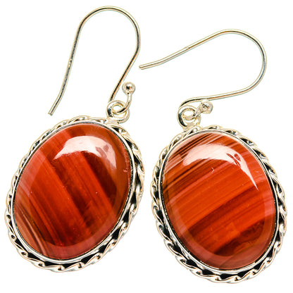 Red Jasper Earrings handcrafted by Ana Silver Co - EARR425905 - Photo 2