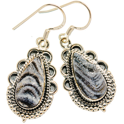 Desert Druzy Earrings handcrafted by Ana Silver Co - EARR425923 - Photo 2