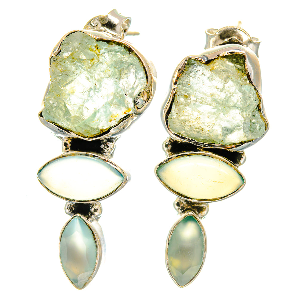 Aquamarine Earrings handcrafted by Ana Silver Co - EARR425928 - Photo 2