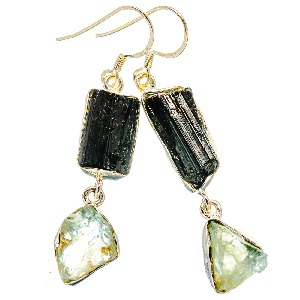 Tektite Earrings handcrafted by Ana Silver Co - EARR425931 - Photo 2