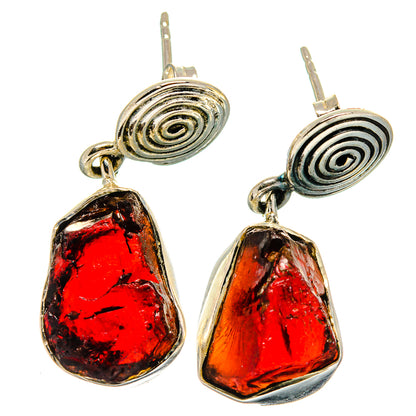 Garnet Earrings handcrafted by Ana Silver Co - EARR425944 - Photo 2