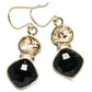 Black Onyx Earrings handcrafted by Ana Silver Co - EARR425947 - Photo 2