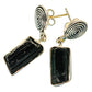 Black Tourmaline Earrings handcrafted by Ana Silver Co - EARR425951 - Photo 2