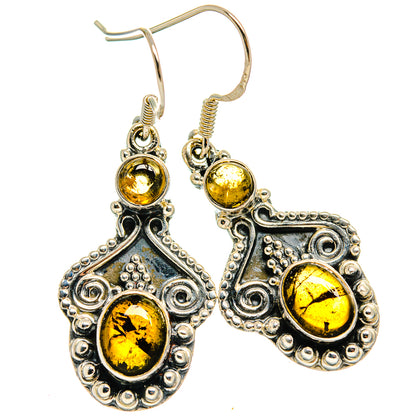 Green Tourmaline Earrings handcrafted by Ana Silver Co - EARR425955 - Photo 2