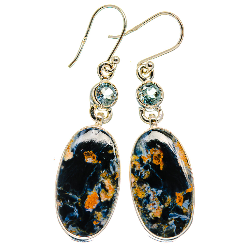 Pietersite Earrings handcrafted by Ana Silver Co - EARR425960 - Photo 2
