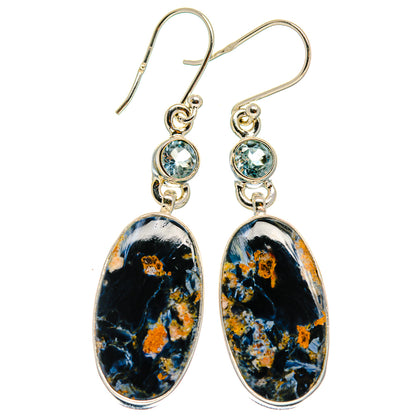 Pietersite Earrings handcrafted by Ana Silver Co - EARR425960 - Photo 2