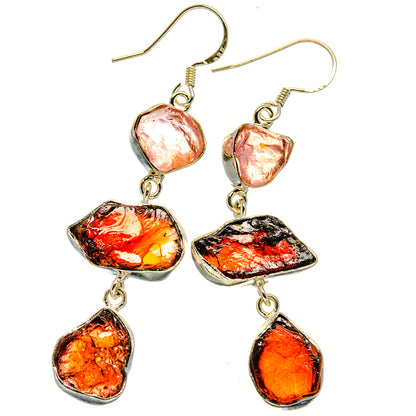 Garnet Earrings handcrafted by Ana Silver Co - EARR425985 - Photo 2