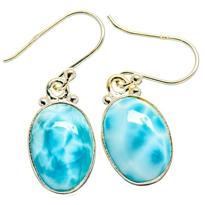 Larimar Earrings handcrafted by Ana Silver Co - EARR425987 - Photo 2