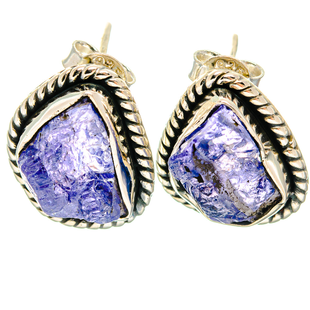 Tanzanite Earrings handcrafted by Ana Silver Co - EARR426003 - Photo 2