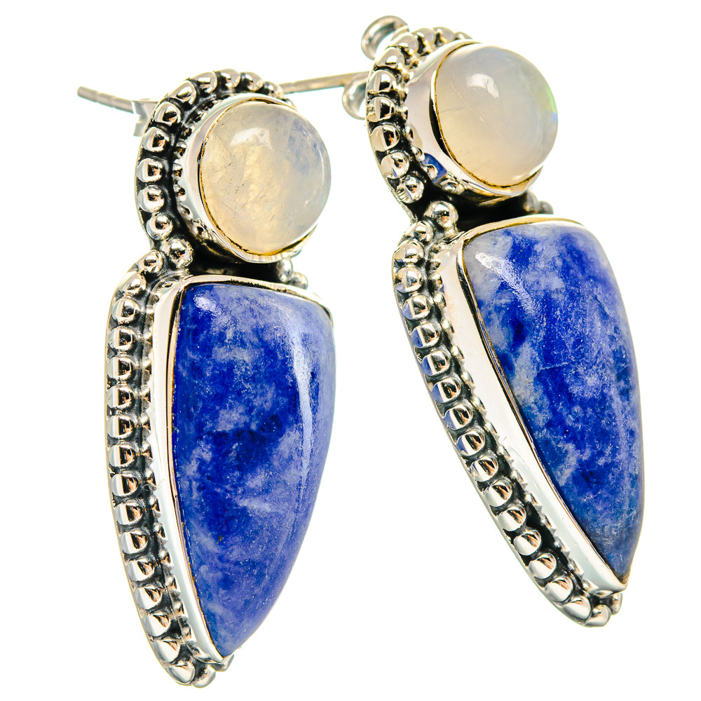 Sodalite Earrings handcrafted by Ana Silver Co - EARR426014 - Photo 2