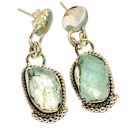 Aquamarine Earrings handcrafted by Ana Silver Co - EARR426024 - Photo 2