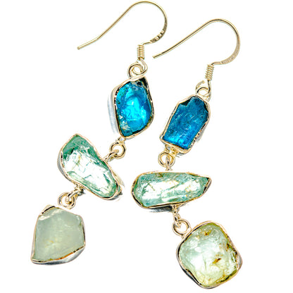 Aquamarine Earrings handcrafted by Ana Silver Co - EARR426029 - Photo 2