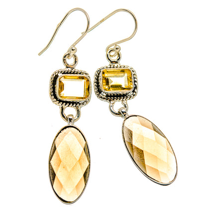 Smoky Quartz Earrings handcrafted by Ana Silver Co - EARR426030 - Photo 2