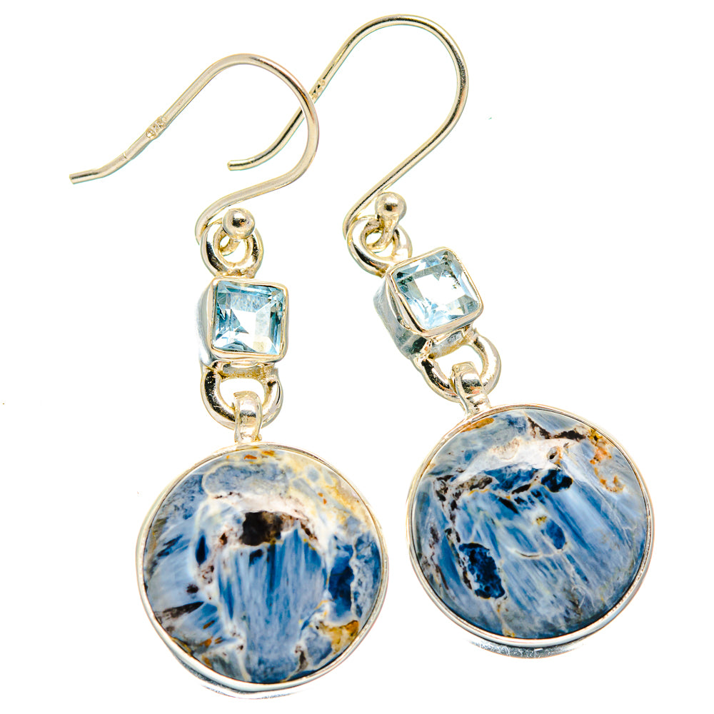 Pietersite Earrings handcrafted by Ana Silver Co - EARR426035 - Photo 2