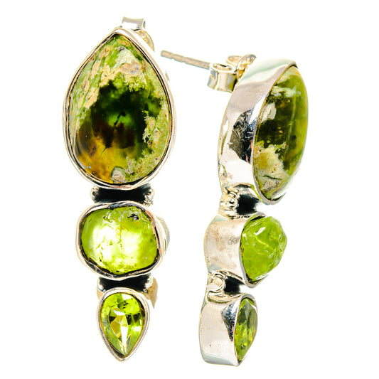 Rainforest Opal Earrings handcrafted by Ana Silver Co - EARR426036 - Photo 2