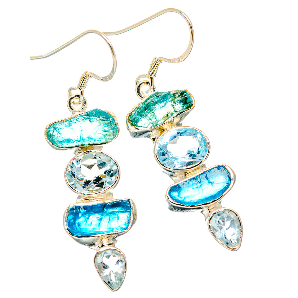 Apatite Earrings handcrafted by Ana Silver Co - EARR426054 - Photo 2