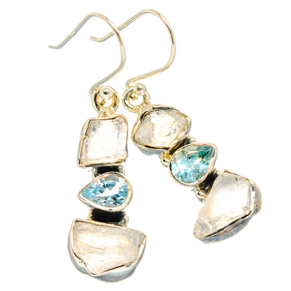 Rainbow Moonstone Earrings handcrafted by Ana Silver Co - EARR426072 - Photo 2