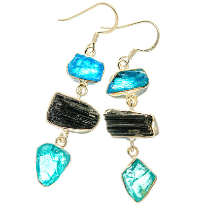 Apatite Earrings handcrafted by Ana Silver Co - EARR426082 - Photo 2