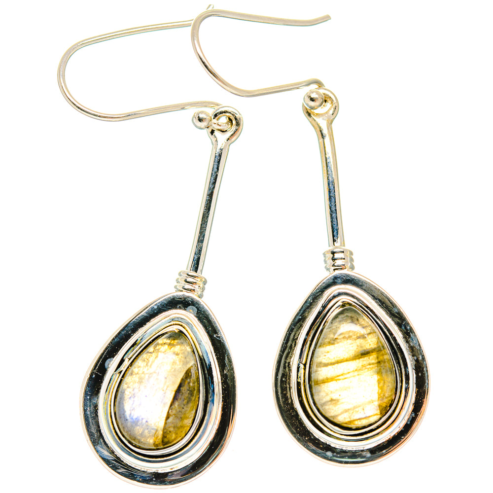 Labradorite Earrings handcrafted by Ana Silver Co - EARR426084 - Photo 2