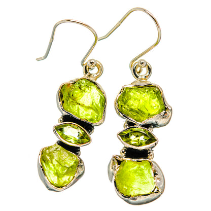 Peridot Earrings handcrafted by Ana Silver Co - EARR426104 - Photo 2