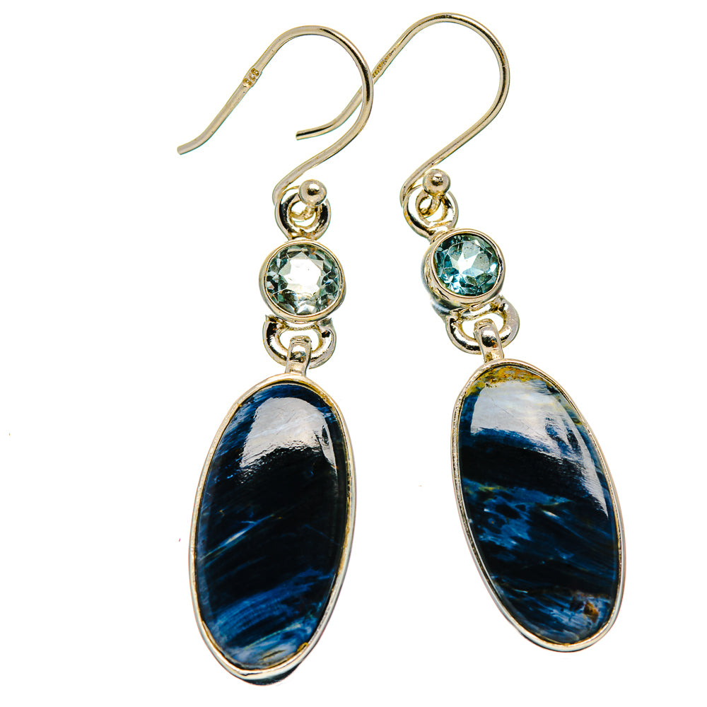 Pietersite Earrings handcrafted by Ana Silver Co - EARR426127 - Photo 2
