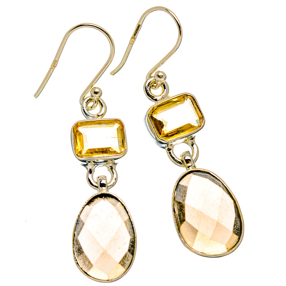 Smoky Quartz Earrings handcrafted by Ana Silver Co - EARR426133 - Photo 2